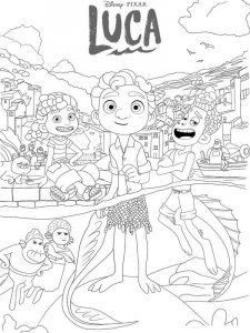 Luca coloring page 3 - Free printable