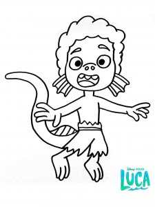 Luca coloring page 4 - Free printable