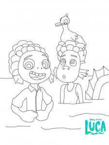 Luca coloring page 7 - Free printable