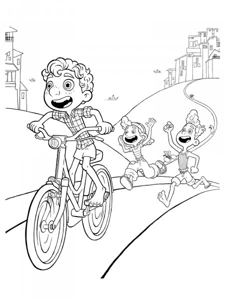 Luca coloring pages