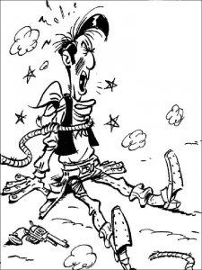 Lucky Luke coloring page 12 - Free printable