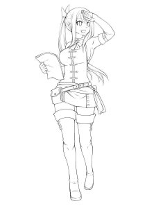 Lucy Heartfilia coloring page 10 - Free printable