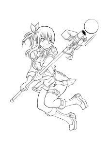 Lucy Heartfilia coloring page 11 - Free printable