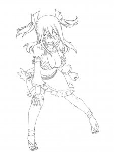 Lucy Heartfilia coloring page 13 - Free printable