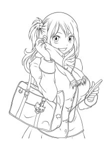 Lucy Heartfilia coloring page 8 - Free printable
