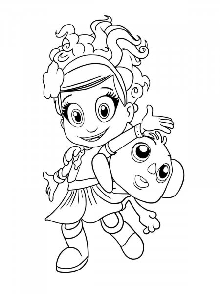 Luna Petunia coloring pages