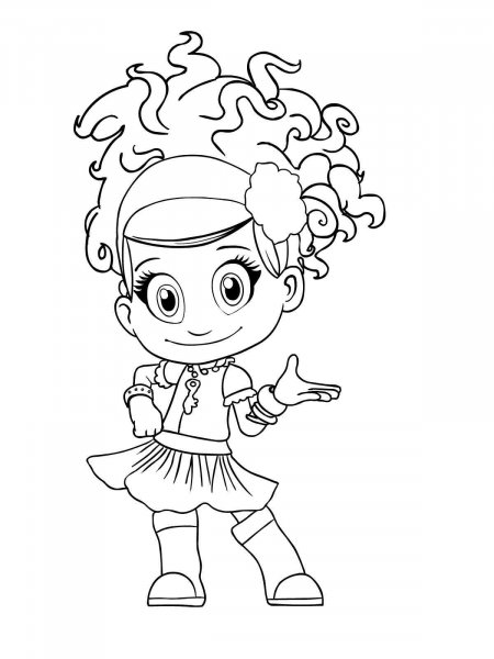 Luna Petunia coloring pages