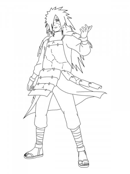 Madara Uchiha coloring pages