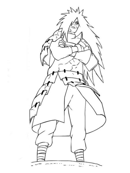 Madara Uchiha coloring pages