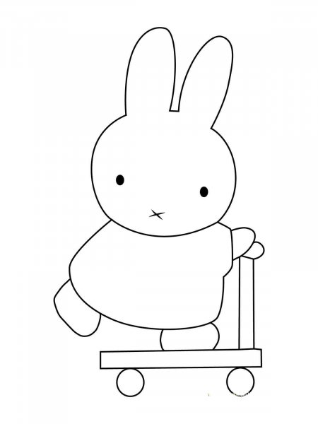 Miffy coloring pages