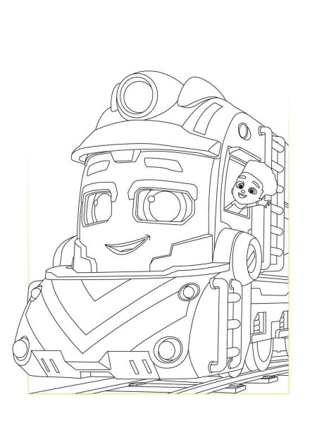 Mighty Express coloring pages