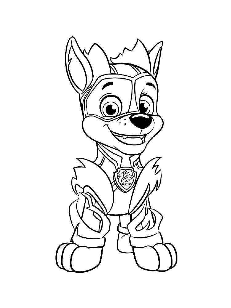 free paw patrol mighty pups coloring pages download and