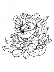 Mighty Pups coloring page 14 - Free printable
