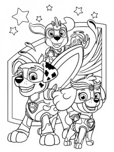 Mighty Pups coloring page 22 - Free printable