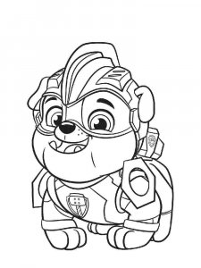 Mighty Pups coloring page 3 - Free printable