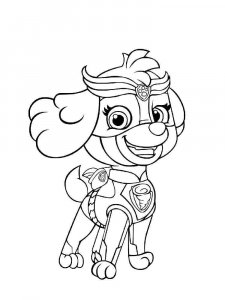 Mighty Pups coloring page 5 - Free printable