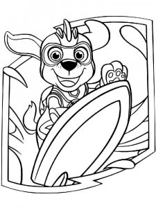 Mighty Pups coloring page 9 - Free printable