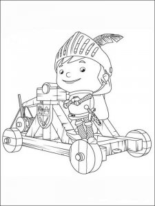 Mike the Knight coloring page 1 - Free printable