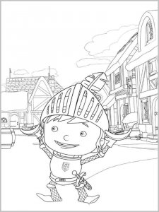Mike the Knight coloring page 6 - Free printable