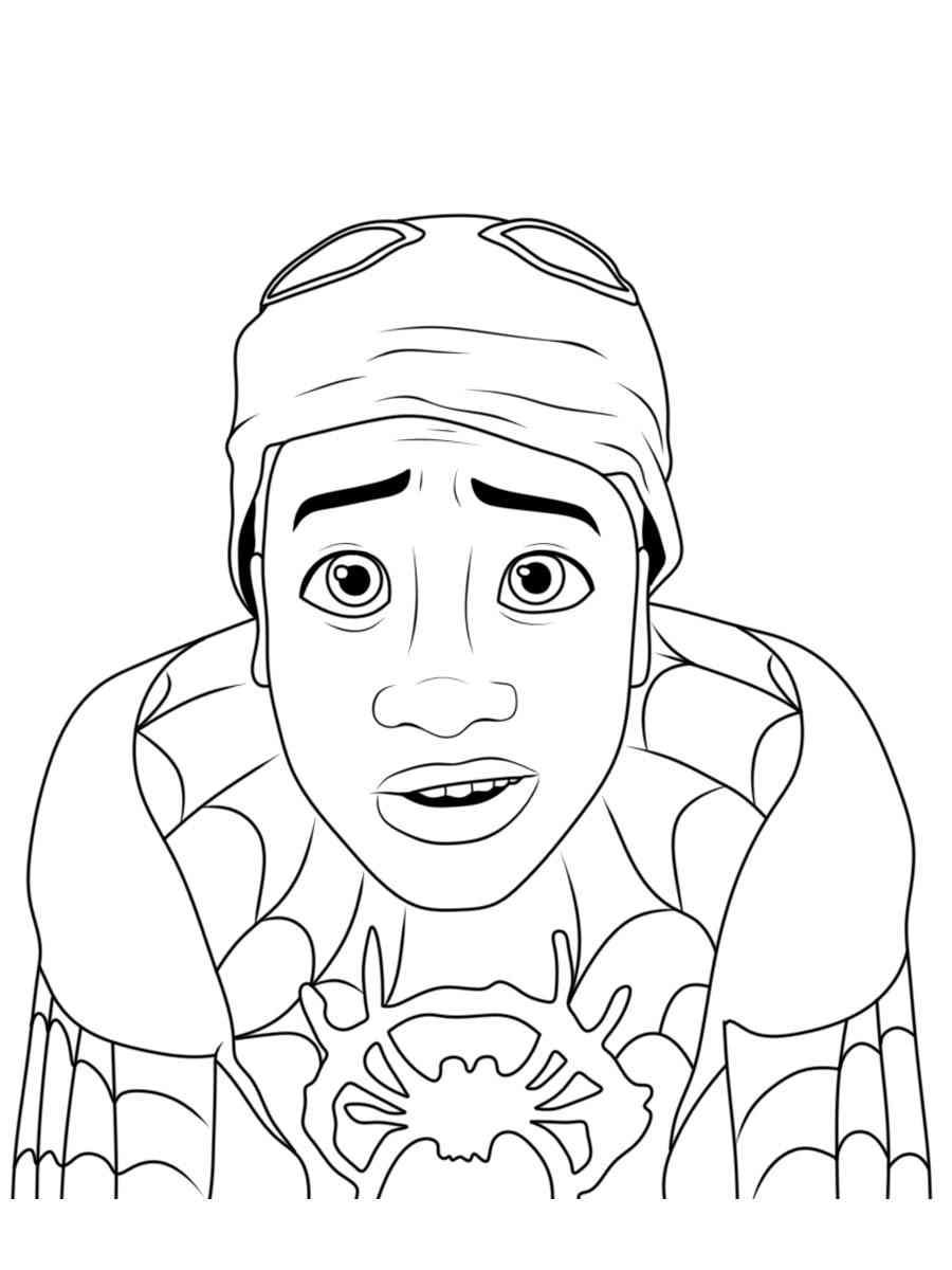 Miles Morales Coloring Pages