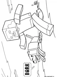 Minecraft Coloring Page - Free to print