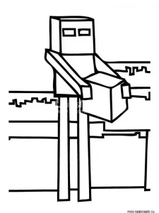 Minecraft Coloring Page - Free to print