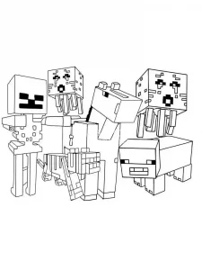 Minecraft Coloring Pages - Free Printable
