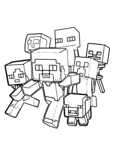 Minecraft Coloring Page 10 - Free to print