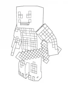 Minecraft Coloring Page 14 - Free to print