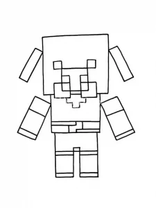 Minecraft Coloring Page 20 - Free to print