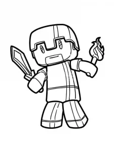 Minecraft Coloring Page 24 - Free to print