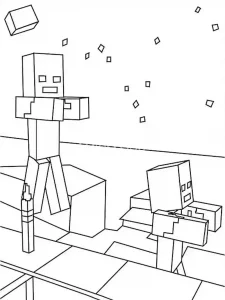 Minecraft Coloring Page 26 - Free to print