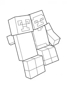 Minecraft Coloring Page 31 - Free to print