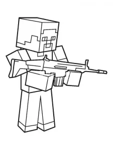 Minecraft Coloring Page 32 - Free to print