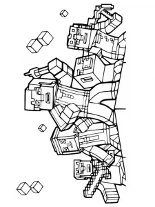 Minecraft Coloring Page 36 - Free to print