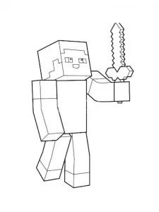 Minecraft Coloring Page 39 - Free to print