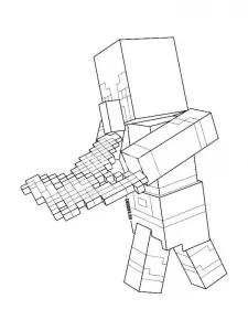 Minecraft Coloring Page 42 - Free to print