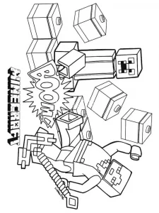 Minecraft Coloring Page 43 - Free to print