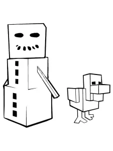 Minecraft Coloring Page 5 - Free to print