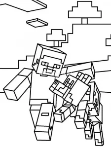 Minecraft Coloring Page 51- Free to print
