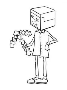 Minecraft Coloring Page 6 - Free to print