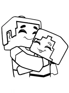 Minecraft Coloring Page 7 - Free to print