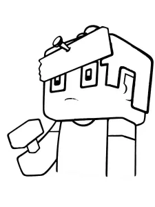 Minecraft Coloring Page 8 - Free to print
