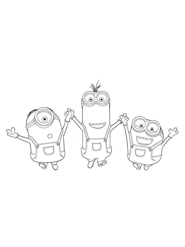 Download Minions coloring pages. Free printable Minions coloring pages.