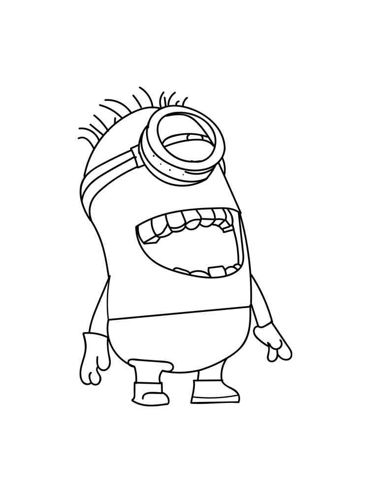 Minions coloring pages. Free printable Minions coloring pages.