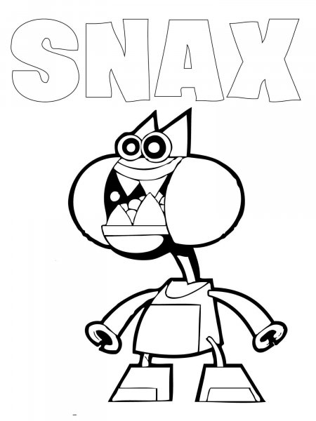 Mixels coloring pages