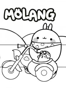 Molang coloring page 15 - Free printable