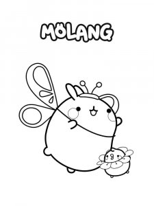 Molang coloring page 5 - Free printable