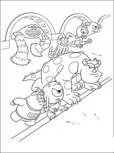 Monsters University coloring page 10 - Free printable