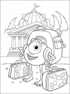 Monsters University coloring page 3 - Free printable